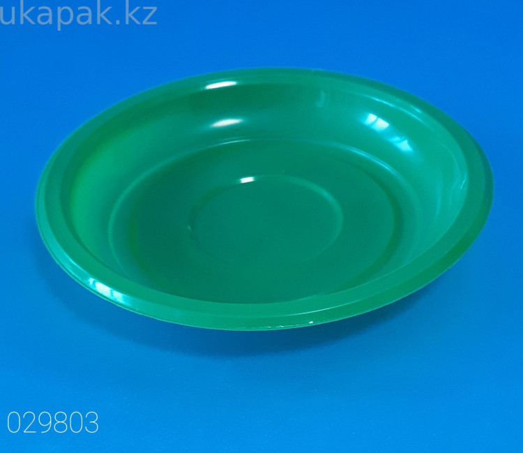Тарелка десертная d-170 мм ПП (по 2300 шт зеленая)