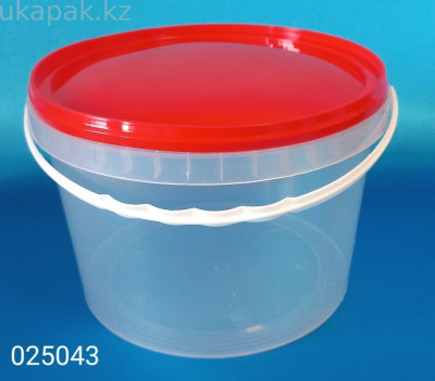 Корпус ведра 3 3 л с ручкой/G прозрачный Крышка ведра 3 3 л/G прозрачная